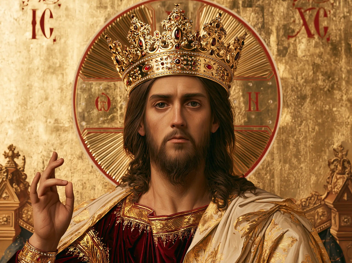 Jesus the King - Contemporary Byzantine · Landscape n° 3