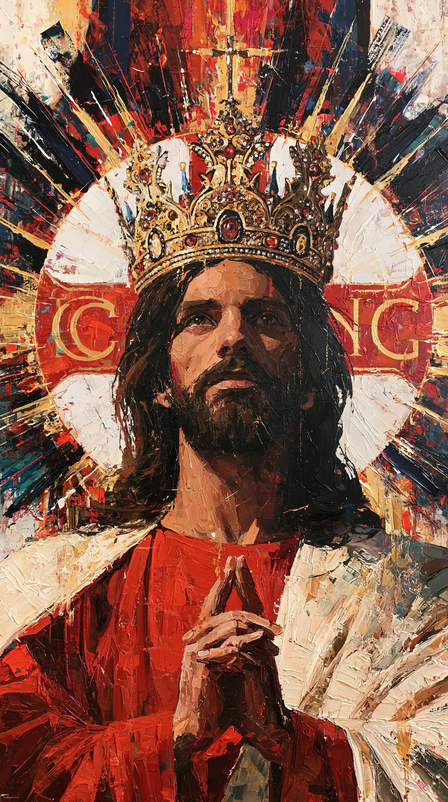 Jesus the King - Expressionist · Portrait n° 7