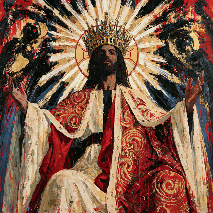 Jesus the King - Expressionist · Square n° 2