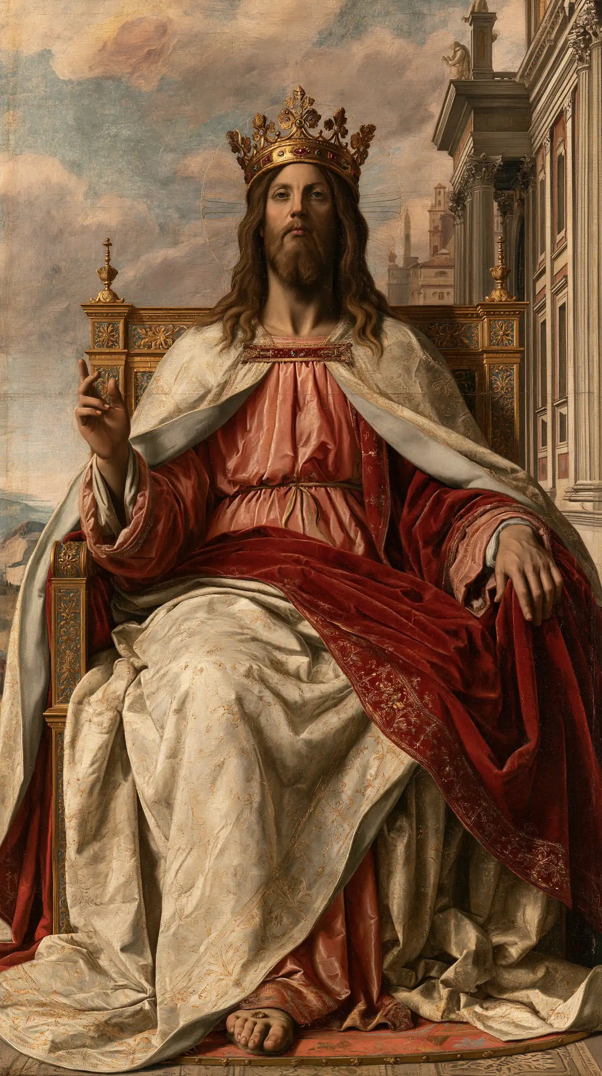 Jesus the King - Florentine Renaissance · Portrait n° 4