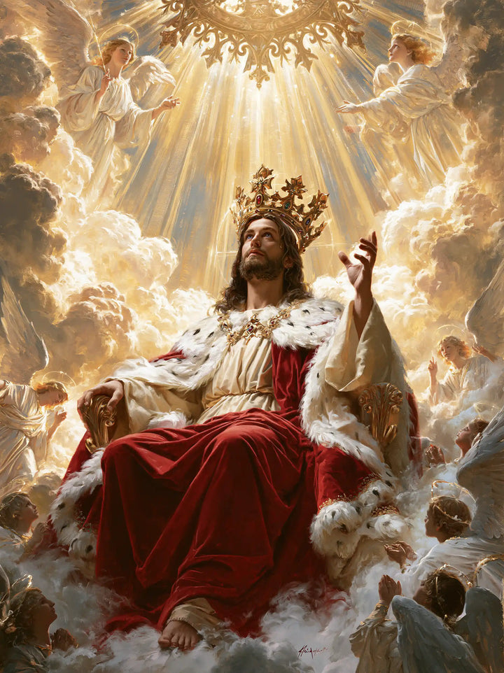 Jesus the King — The Gaze Beneath the Heavenly Rose