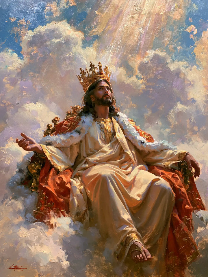 Jesus the King - Impressionist · Portrait n° 7