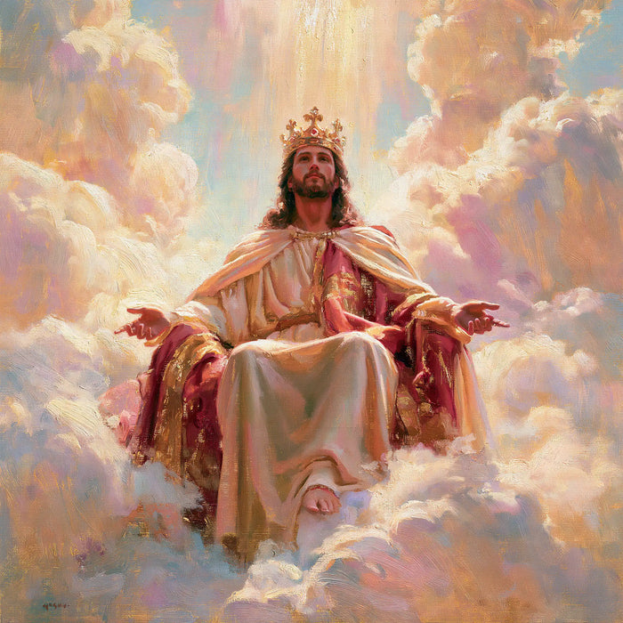 Jesus the King - Impressionist · Square n° 5