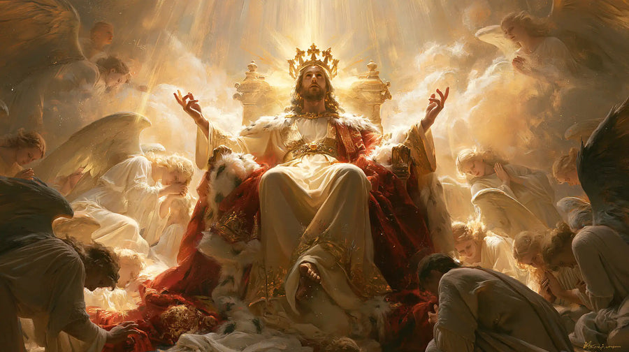 Jesus the King - Jesus the King with Angels · Landscape n° 8