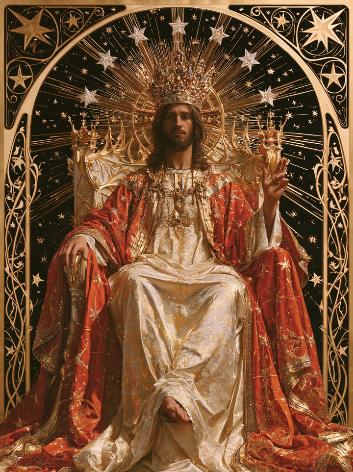 Jesus the King — Majesty Beneath the Spray of Stars