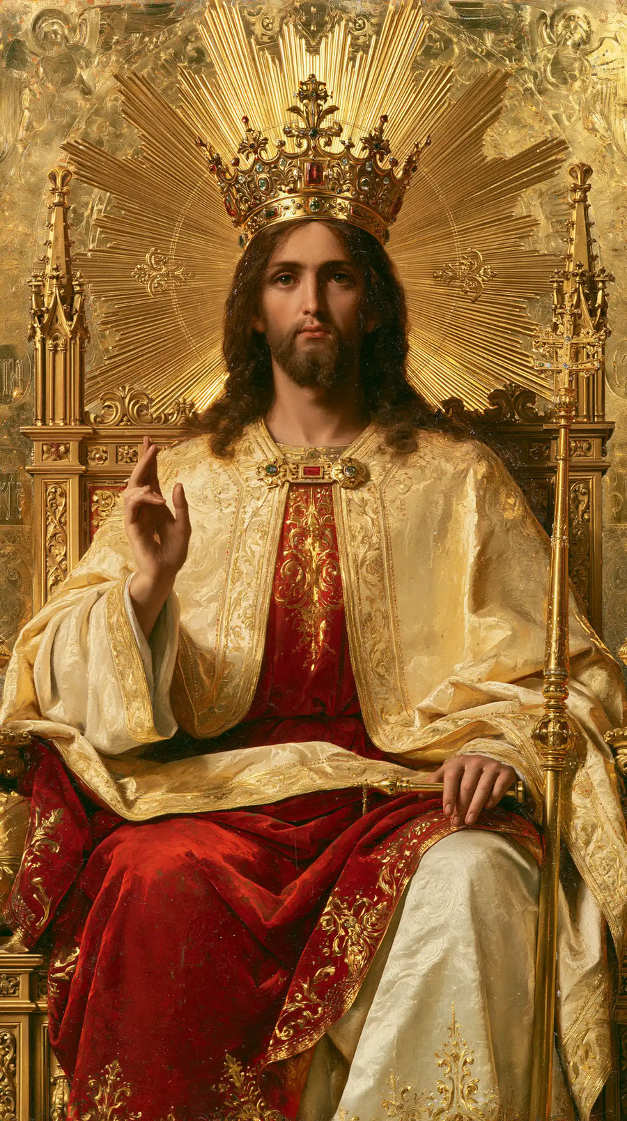 Jesus the King - Sacred Gold · Portrait n° 4