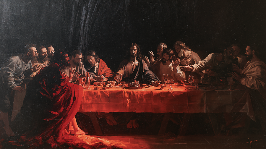 The Last Supper - Red of sacrifice n° 2