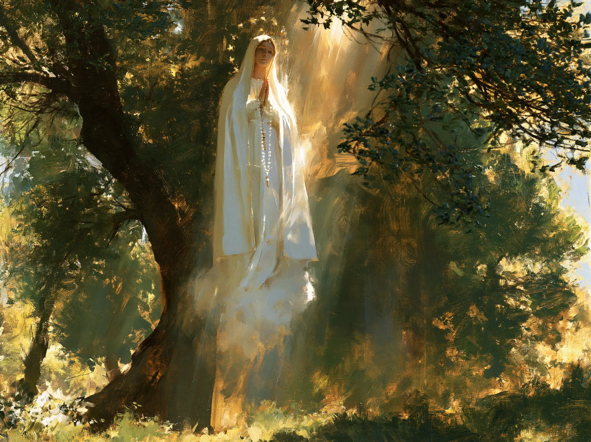 Our Lady of Fatima – Expressionist · Landscape no. 3