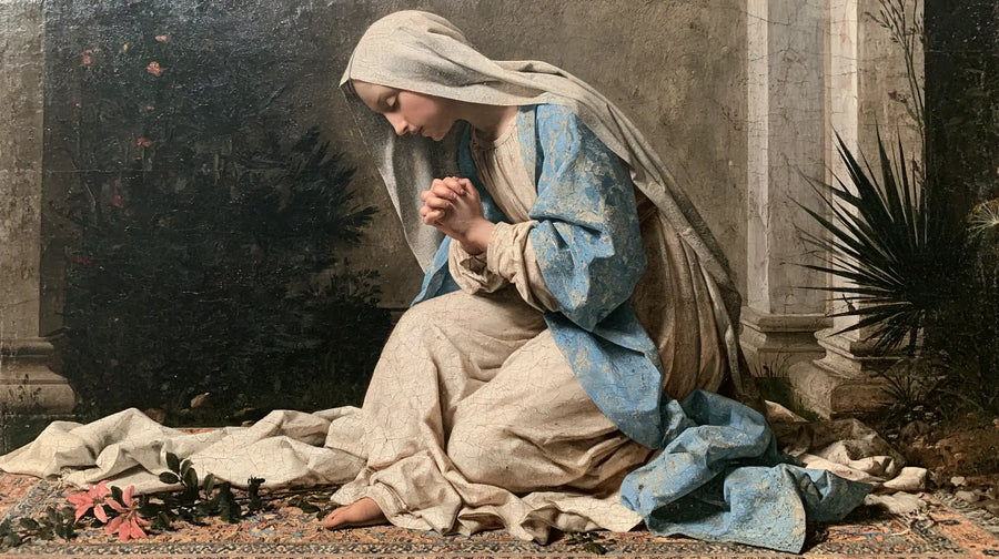 Virgin Mary in Prayer - Florentine Renaissance · Landscape n° 10