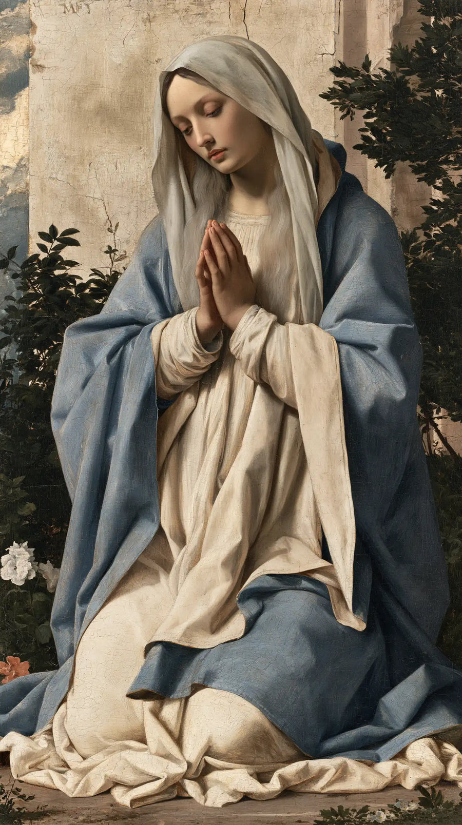 Virgin Mary in Prayer - Florentine Renaissance · Portrait n° 28