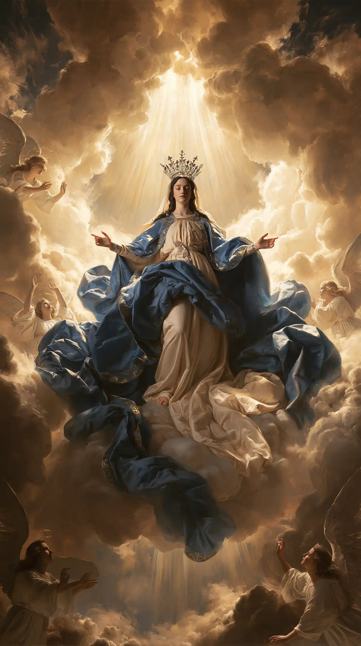 Mary, Queen of Heaven — The Queen Within the Sunlit Opening