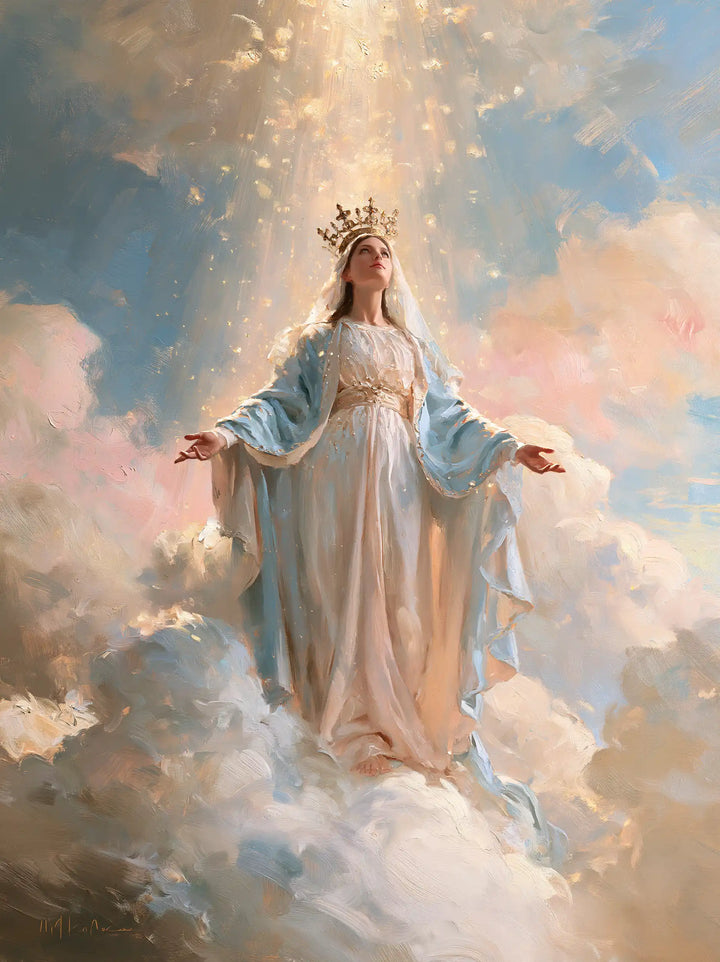 Mary Queen of Heaven - Impressionist · Portrait n° 31