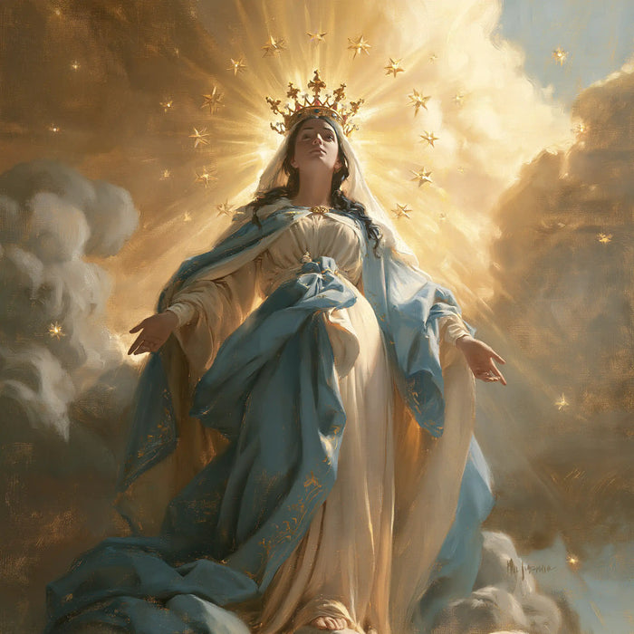 Mary, Queen of Heaven — The Gaze in the Spray of Fine Rays