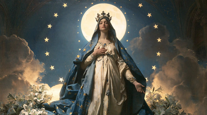 Mary, Queen of Heaven — The Heart Beneath the Full Moon