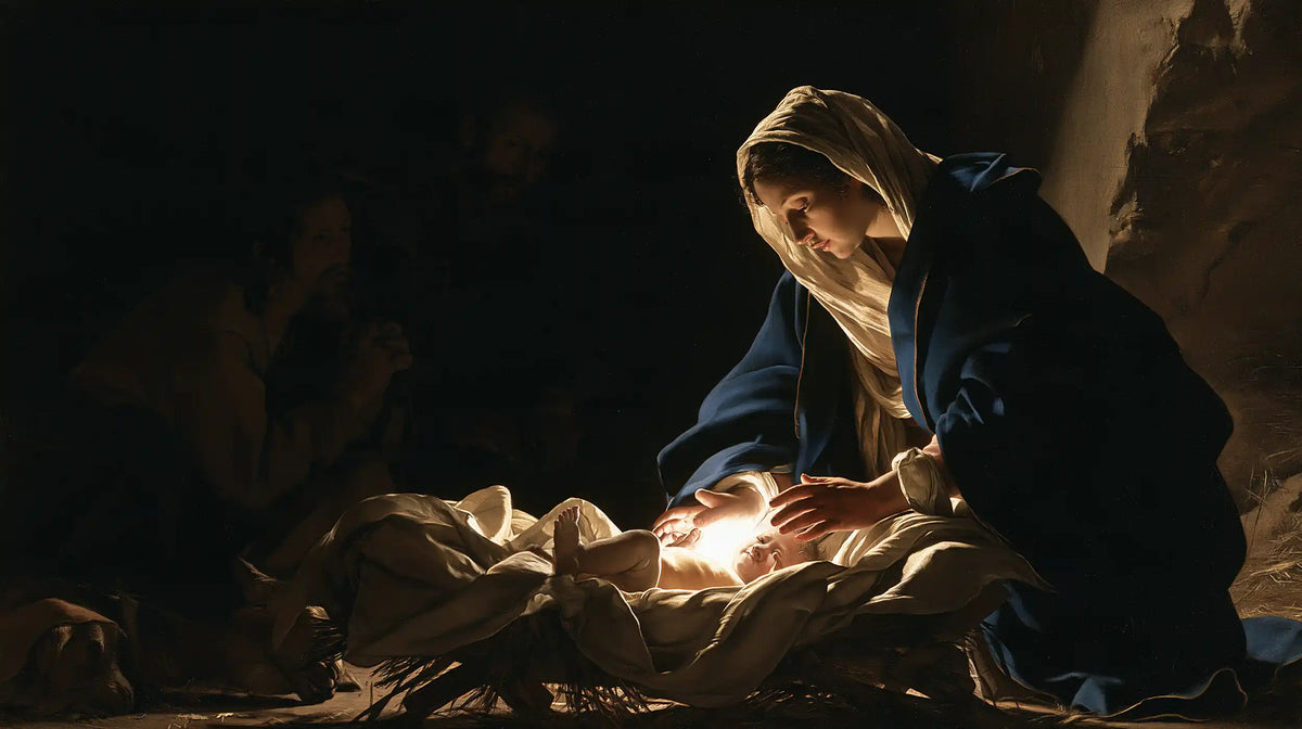 The Nativity — Gentleness Between Two Hands