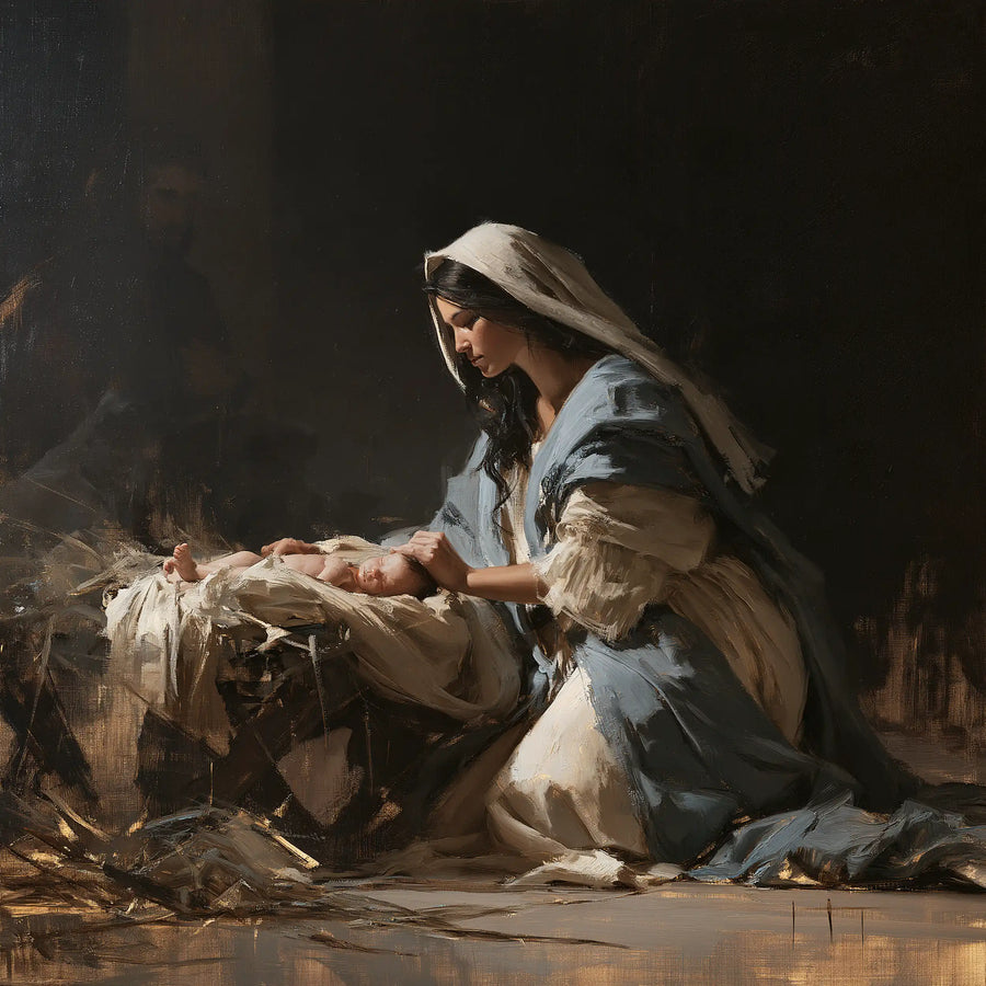 The Nativity - Contemporary Minimalism · Square n° 3