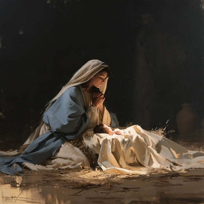 The Nativity - Contemporary Minimalism · Square n° 4