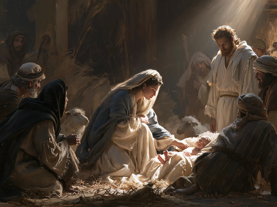 The Nativity - Mary and the Shepherds · Landscape n° 5