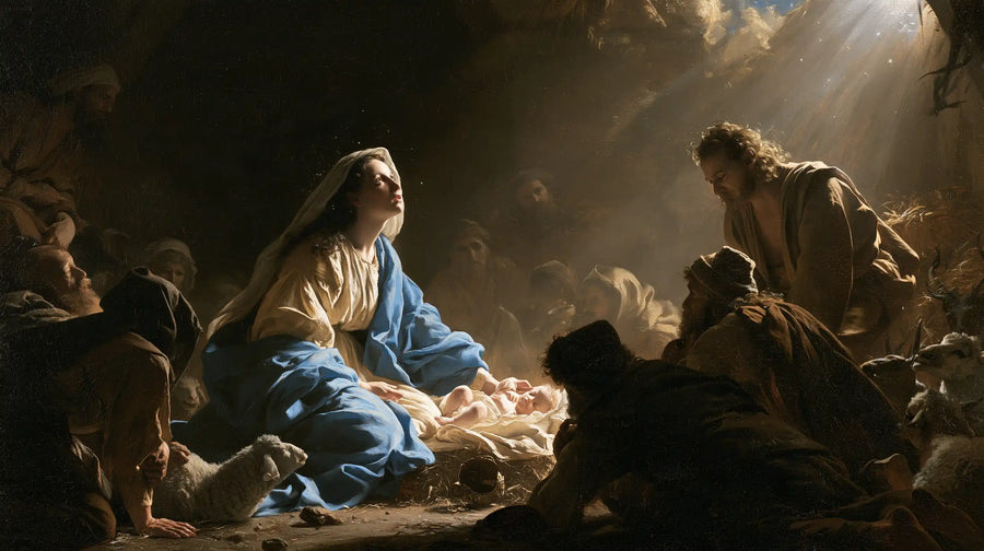 The Nativity - Mary and the Shepherds · Landscape n° 11