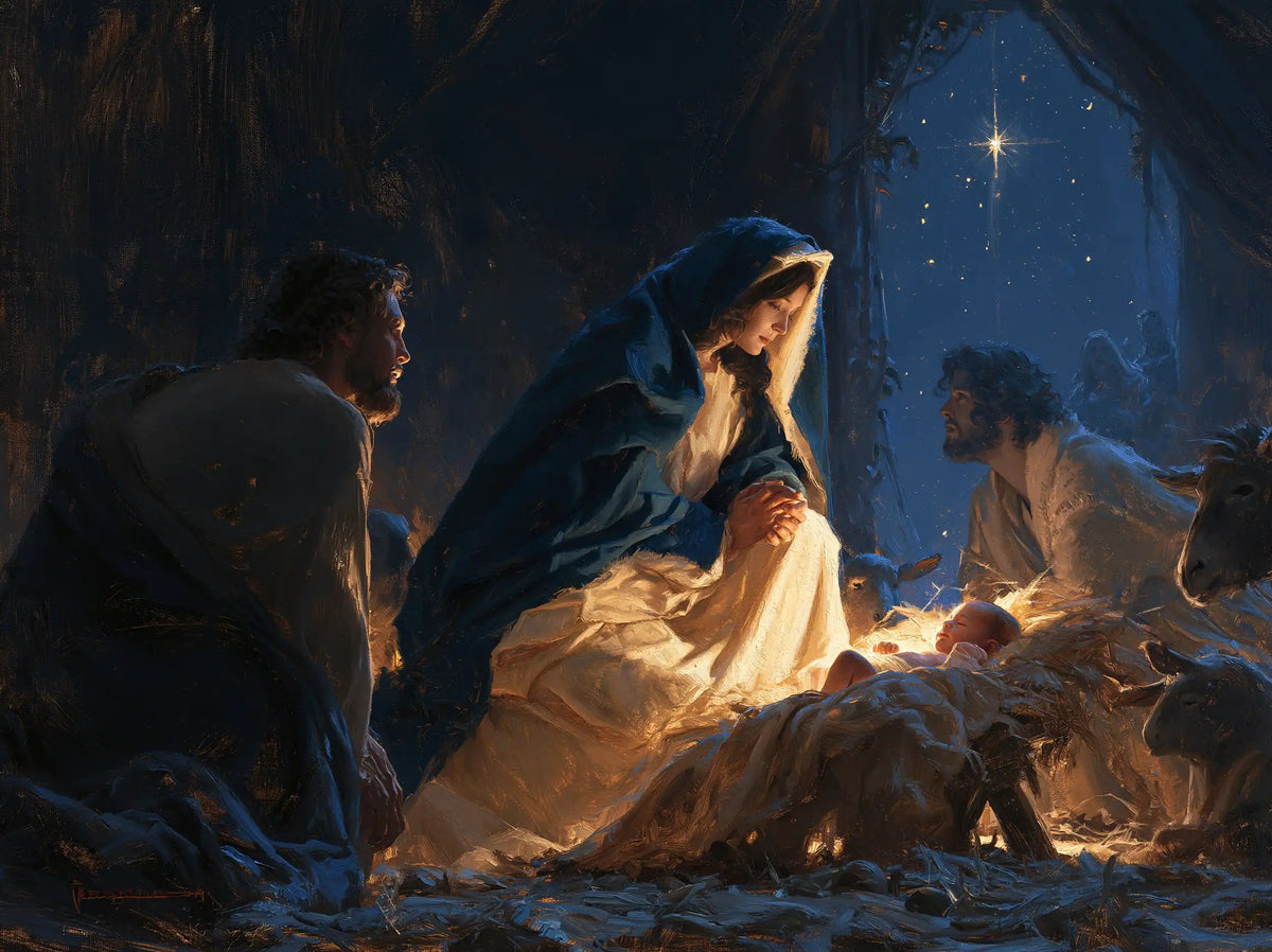 The Nativity — Prayer at the Threshold of the Deep Sky