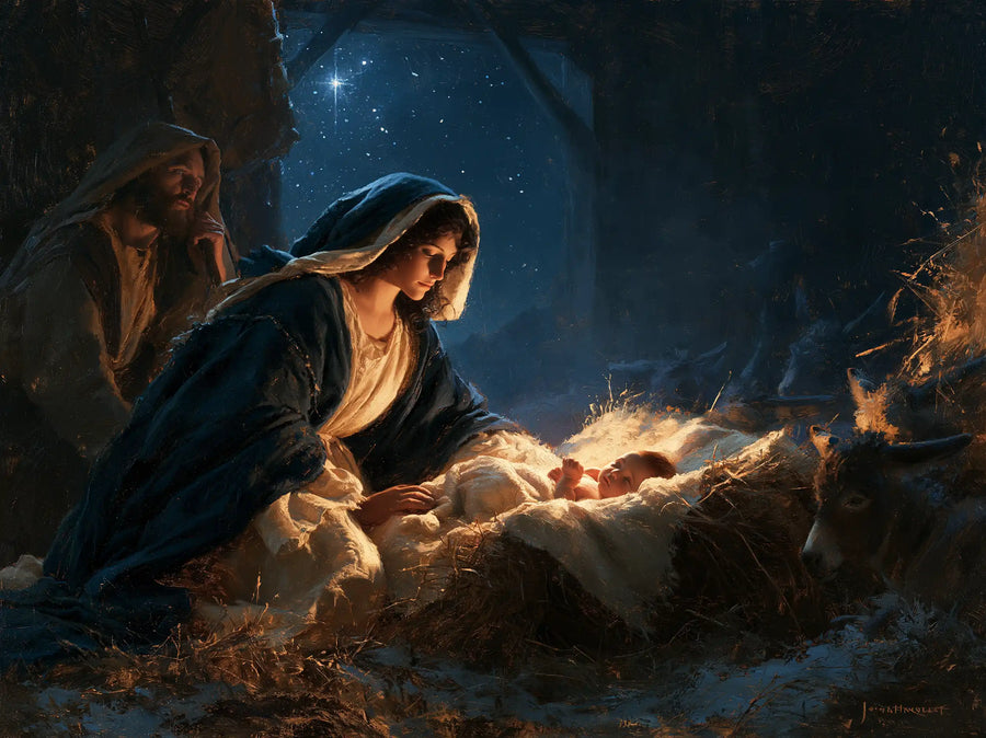 The Nativity - Midnight Blue Chiaroscuro · Landscape n° 6
