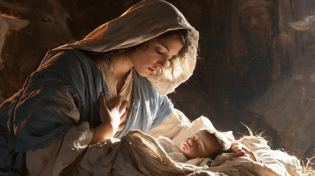 The Nativity — Repose Beneath the Velvet Gaze