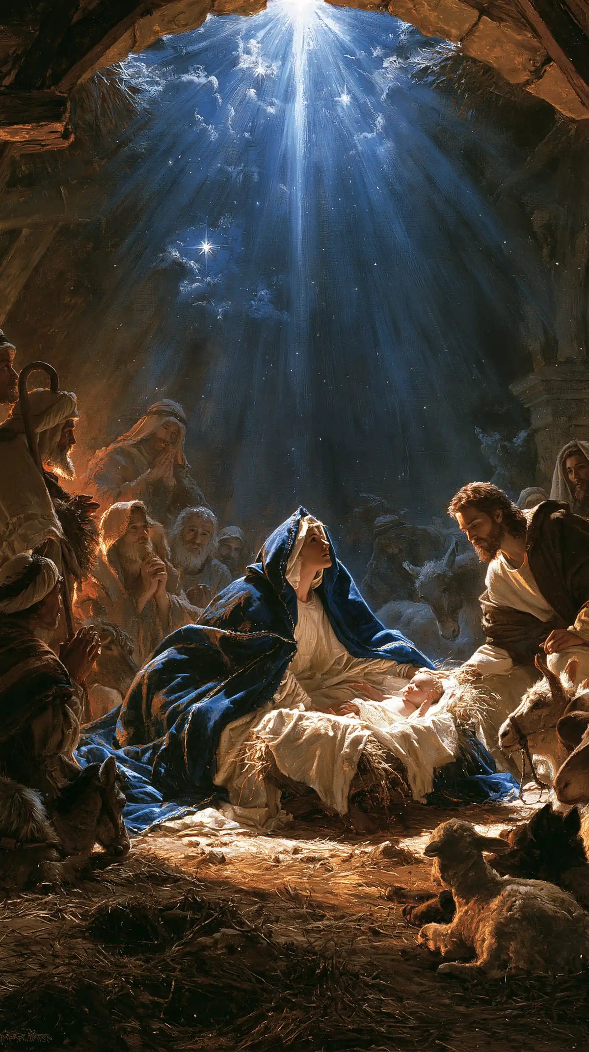 The Nativity — The Gaze into the Descending Rays