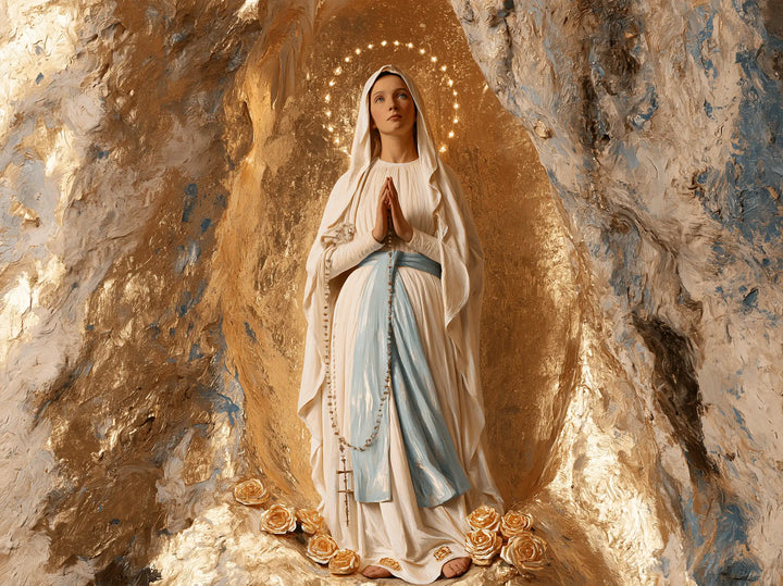 Our Lady of Lourdes Devotional Portrait · Landscape no. 5