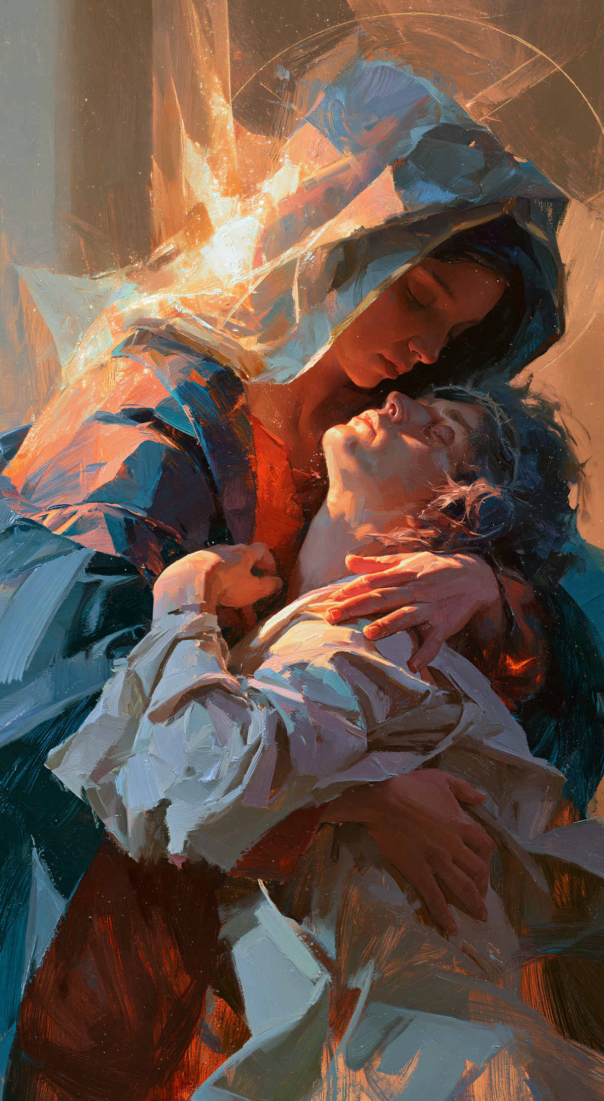 La Pietà - Impressionist · Portrait n° 4 — aperçu de la finition sélectionnée