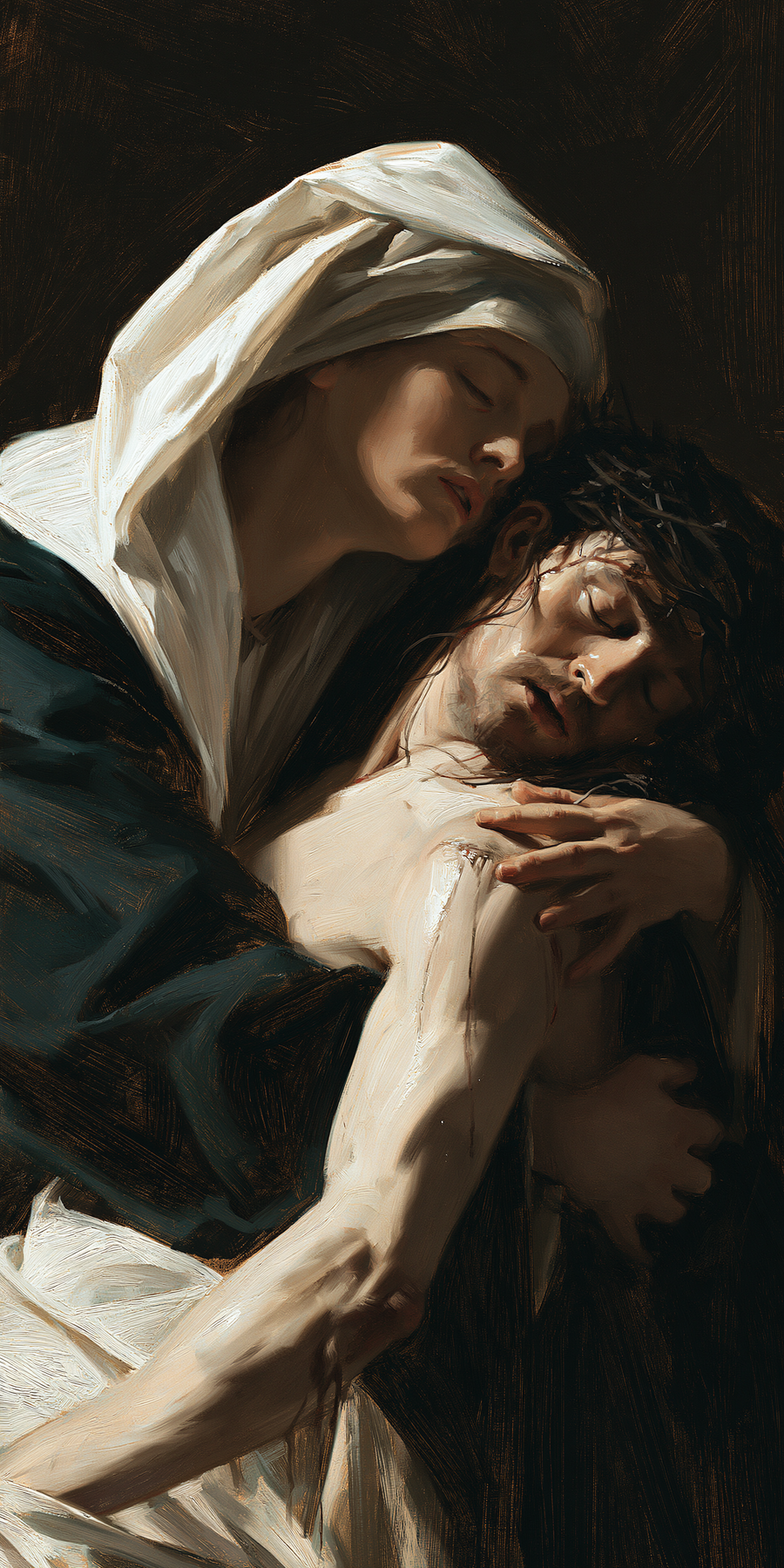 La Pietà - Psychological close-up view · Portrait n° 1
