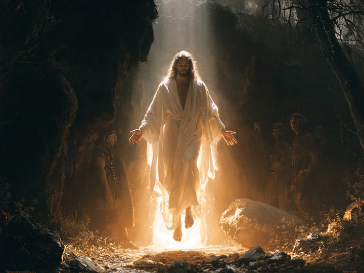 The Resurrection of Jesus Christ — White Light Meets Golden Fire