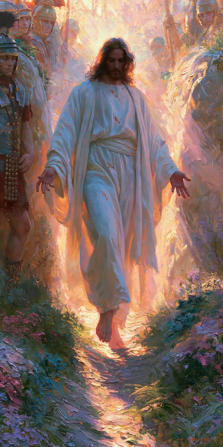 The Resurrection of Jesus Christ — The Golden Thread beneath Bare Feet