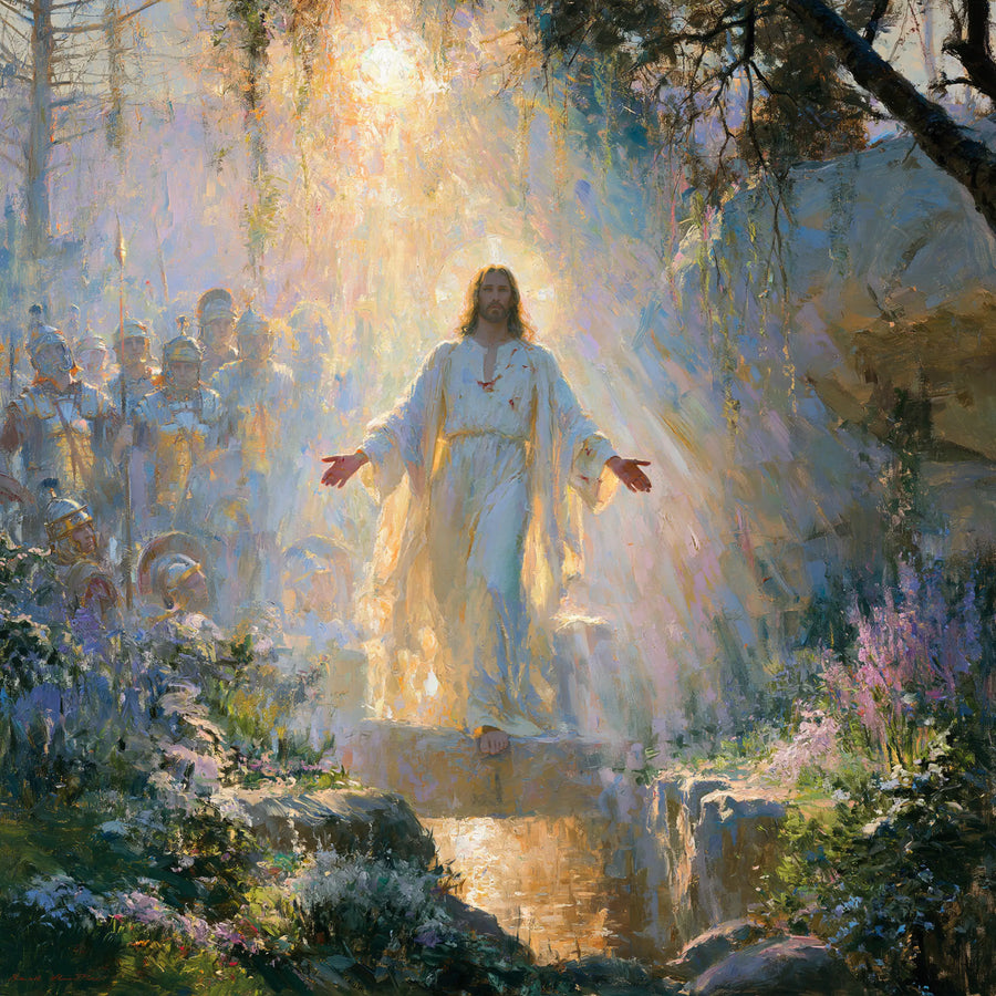 The Resurrection of Jesus Christ - Impressionist · Square n° 1