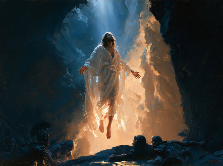 The Resurrection of Jesus Christ - Midnight-blue Chiaroscuro · Landscape n° 10