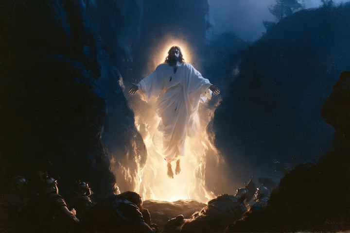 The Resurrection of Jesus Christ - Midnight-blue Chiaroscuro · Landscape n° 15