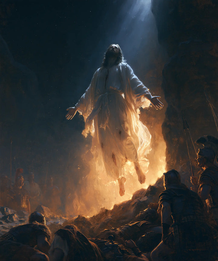The Resurrection of Jesus Christ — The Diagonal Ray upon Deep Night