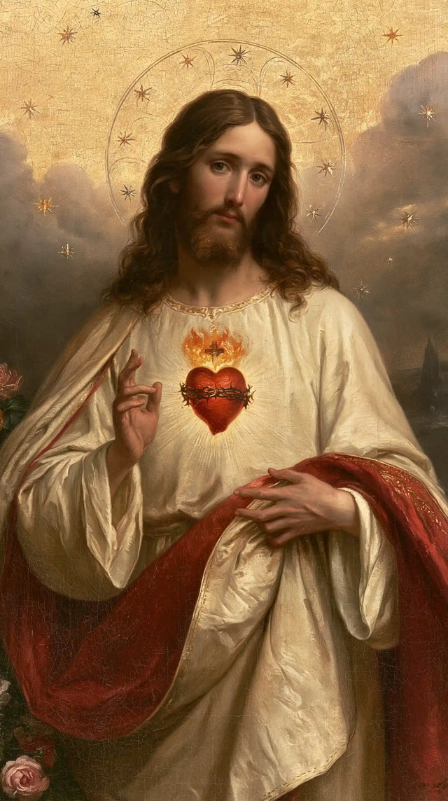 Sacred Heart of Jesus – Symbolist · Portrait no. 5