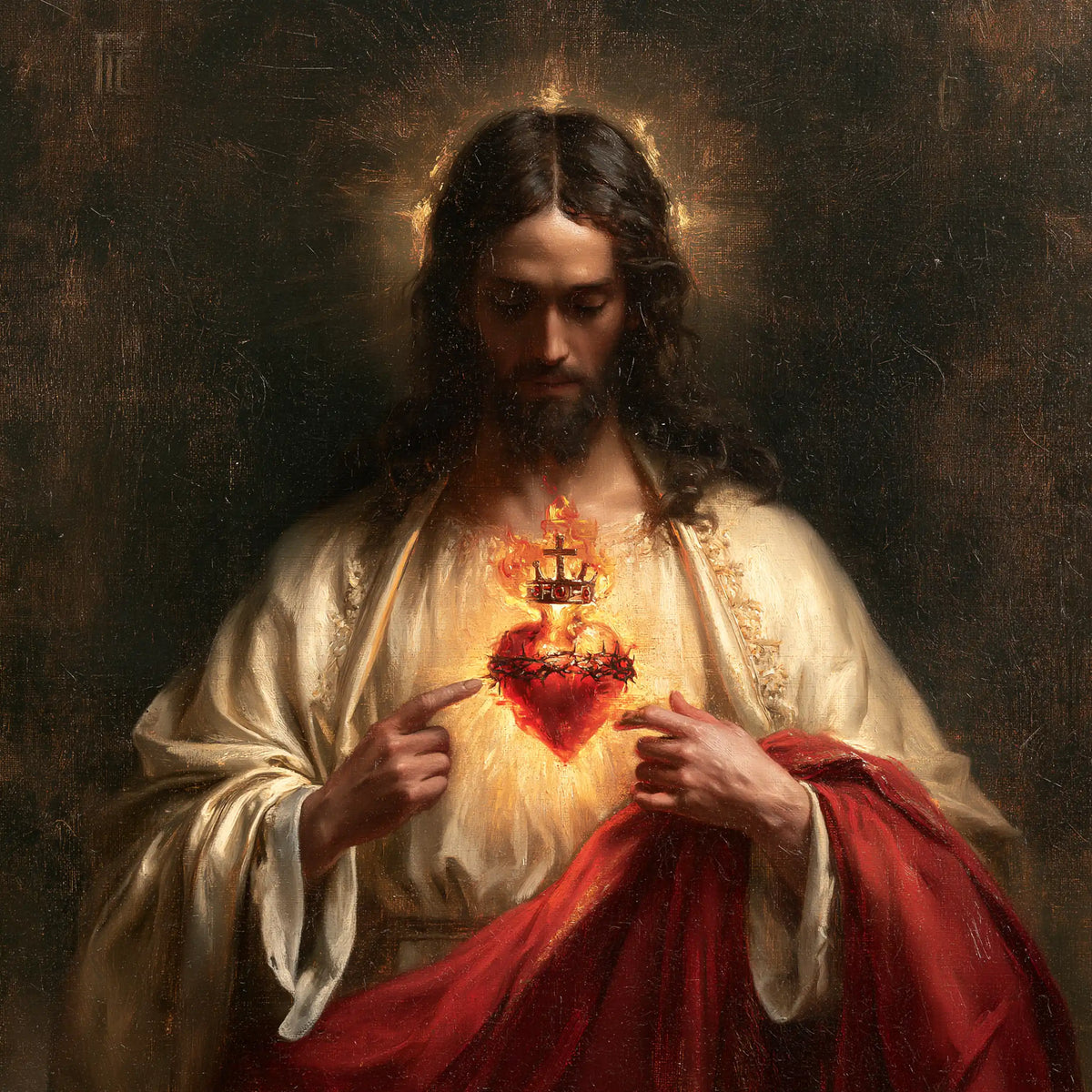 The Sacred Heart of Jesus — Contemplation Around the Living Fire