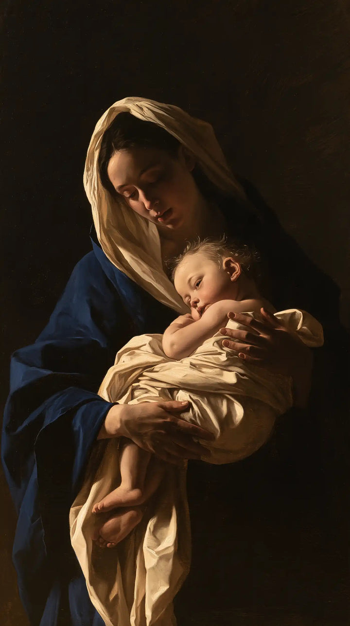 The Virgin and Child — Little Feet at the Edge of Rest