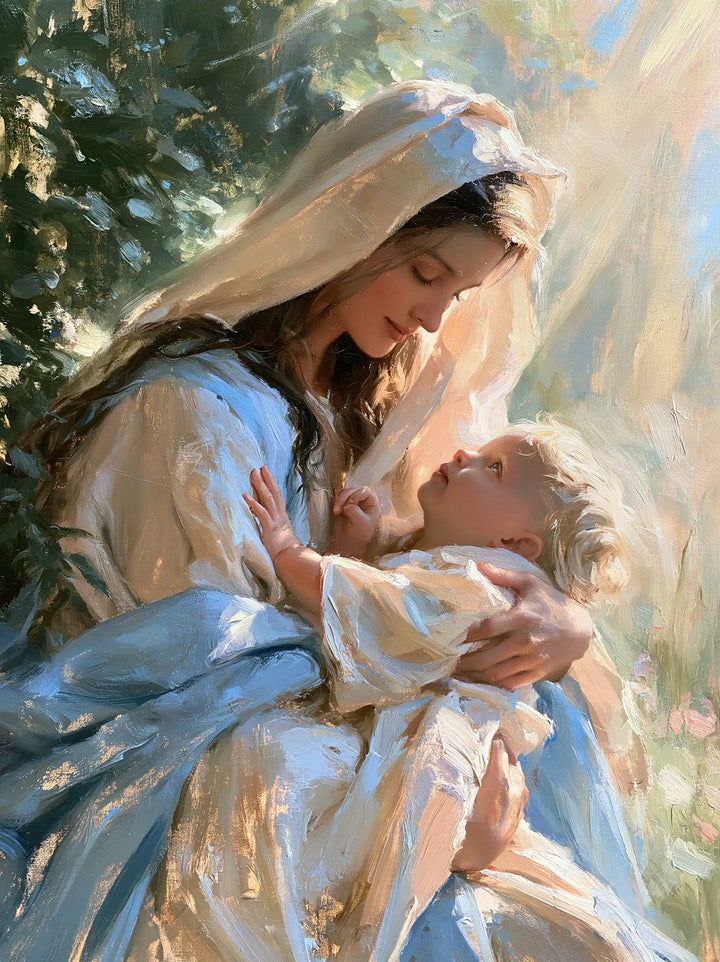 The Virgin and Child — The Little Face Offered to Daylight