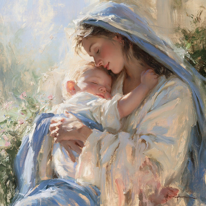 The Virgin and Child — The Arm Around His Mother’s Neck