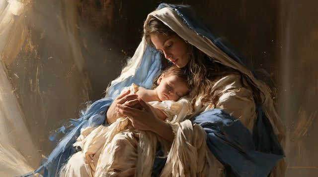 Virgin Mary and Child Jesus - Mary Presenting the Child Jesus · Landscape n° 18