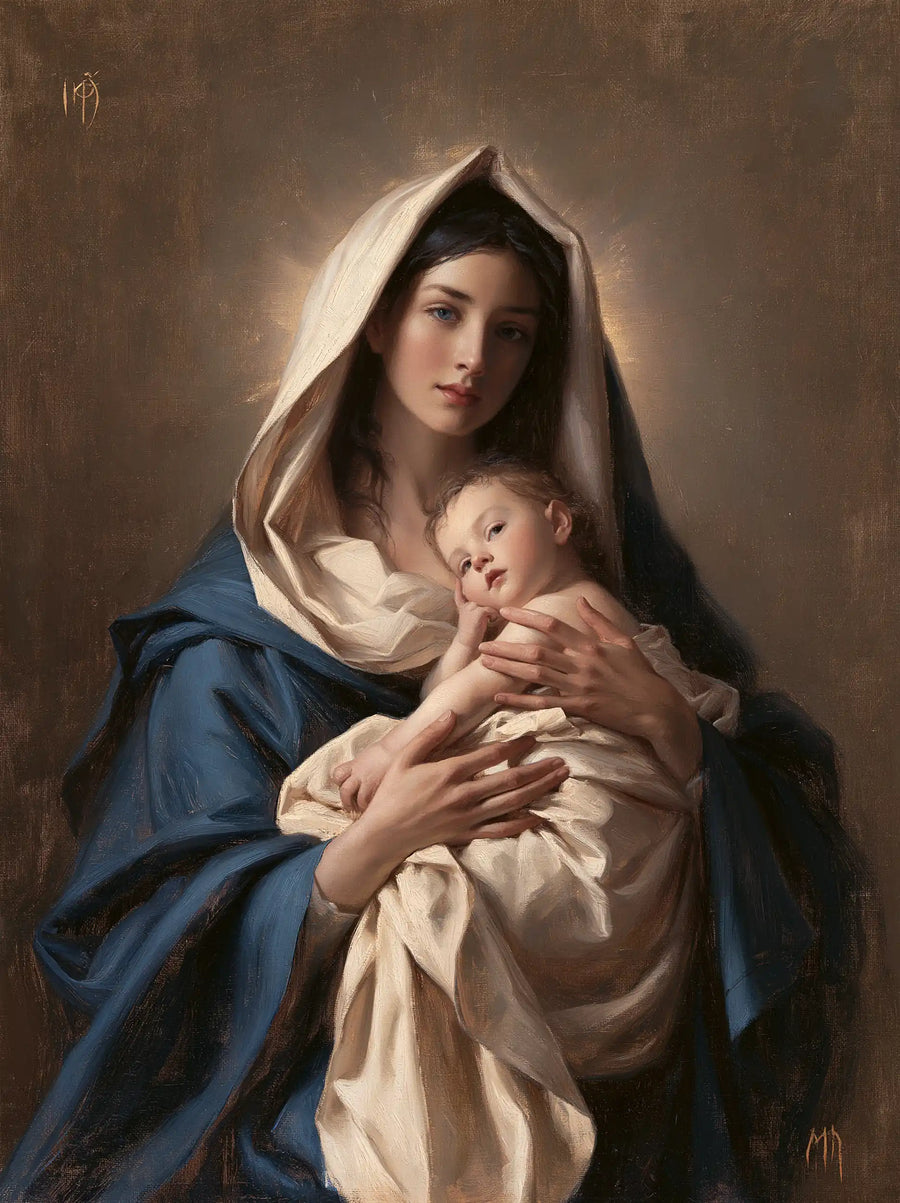 Virgin Mary and Child Jesus - Mary Presenting the Child Jesus · Portrait n° 30