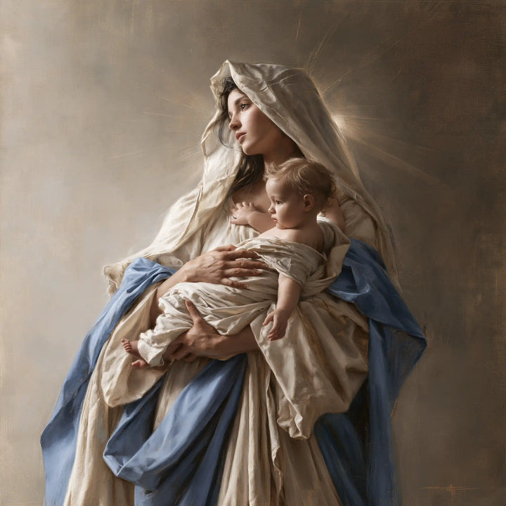 Virgin Mary and Child Jesus - Mary Presenting the Child Jesus · Square n° 6