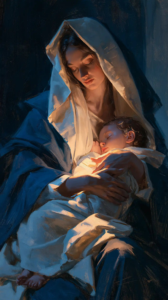 The Virgin and Child — A Dream in the Bowl of Blue Arms