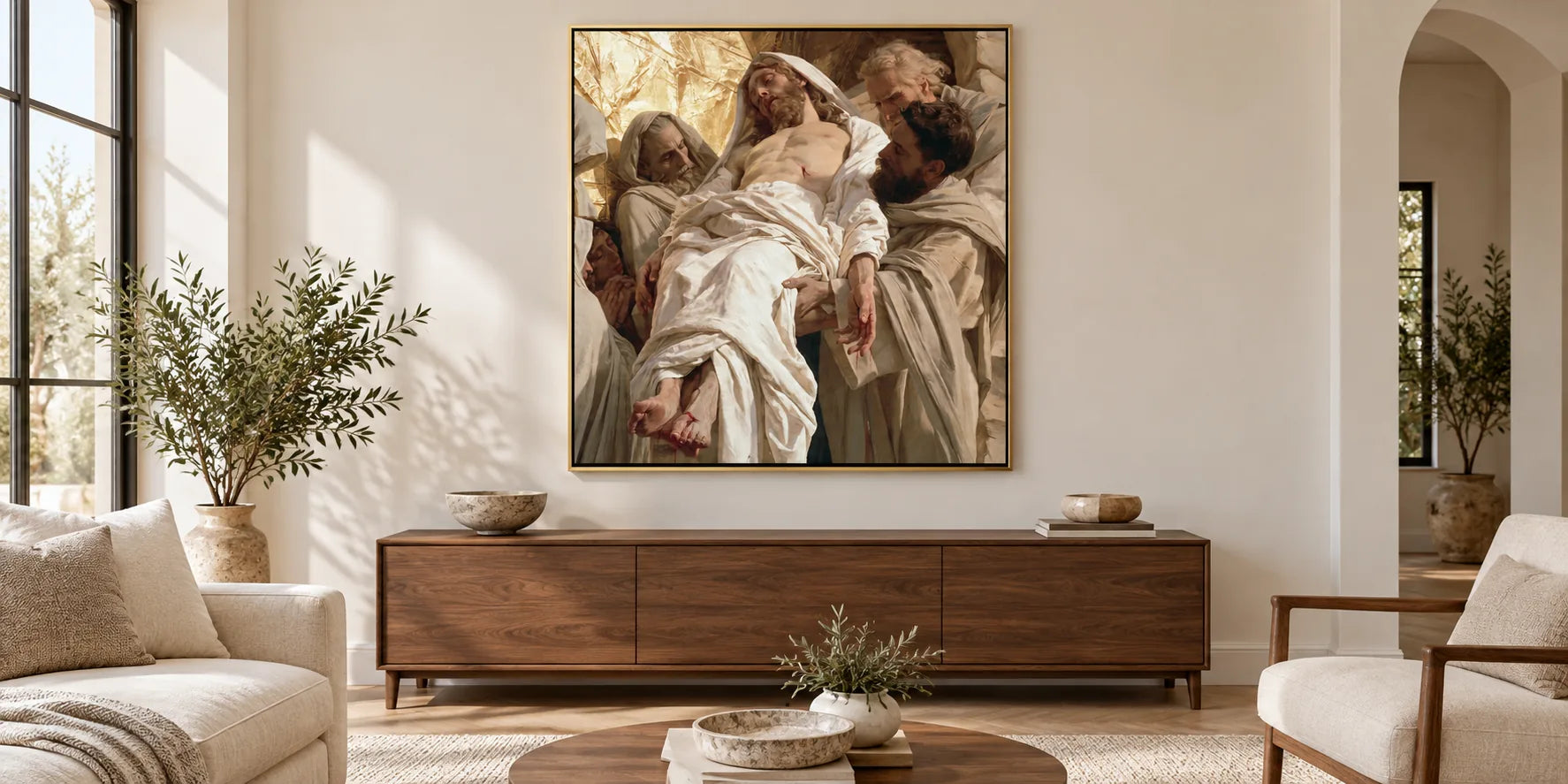 The Entombment of Jesus Christ - Sacred Gold